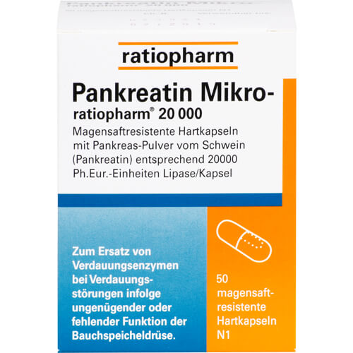 PANKREATIN Mikro-ratio.20.000 magensaftr.Hartkaps.