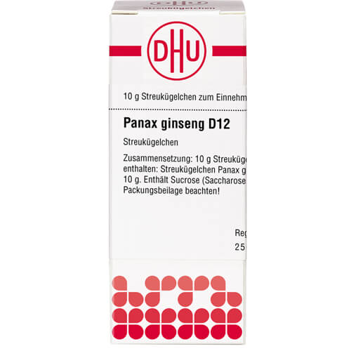 PANAX GINSENG D 12 Globuli