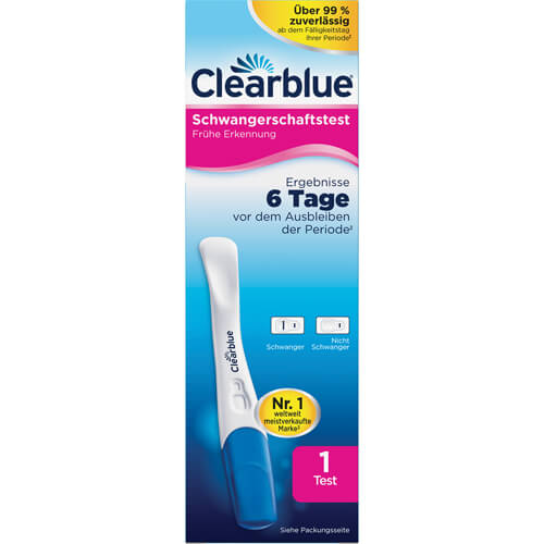 CLEARBLUE Schwangerschaftstest frühe Erkennung