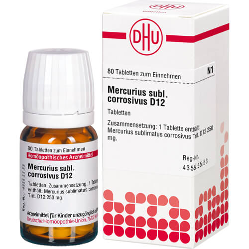 MERCURIUS SUBLIMATUS corrosivus D 12 Tabletten