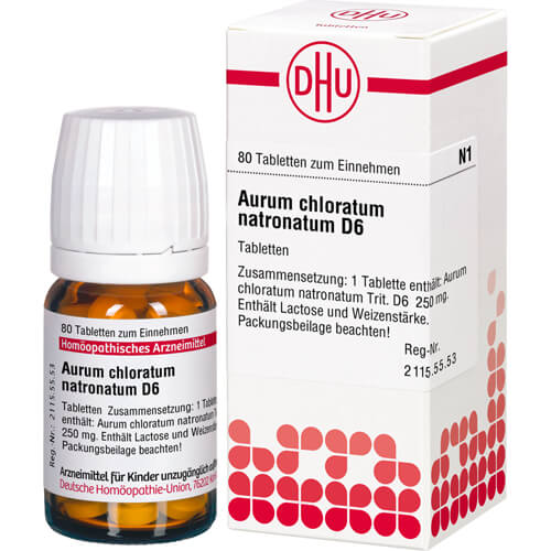 AURUM CHLORATUM NATRONATUM D 6 Tabletten