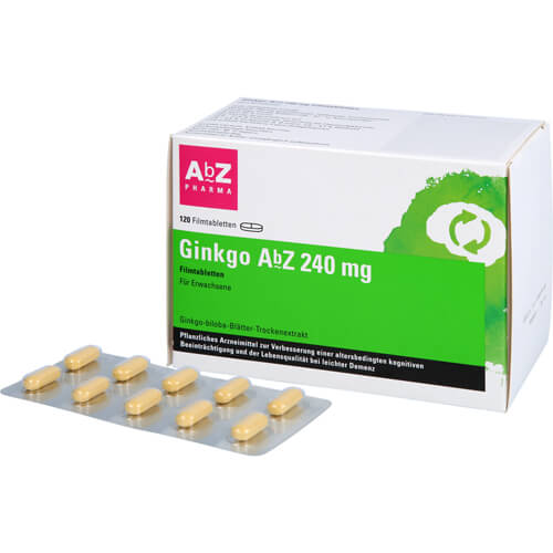 GINKGO AbZ 240 mg Filmtabletten