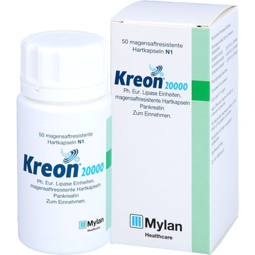 KREON 20.000 Ph.Eur.Lipase Einheiten msr.Hartkaps.