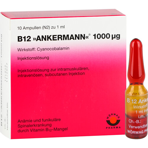 B12 ANKERMANN 1000 μg Injektionslösung Amp.