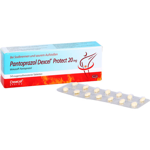 PANTOPRAZOL Dexcel Protect 20 mg magensaftres.Tab.