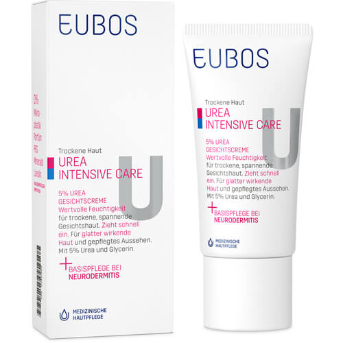 EUBOS TROCKENE Haut Urea 5% Gesichtscreme
