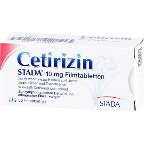 CETIRIZIN STADA 10 mg Filmtabletten
