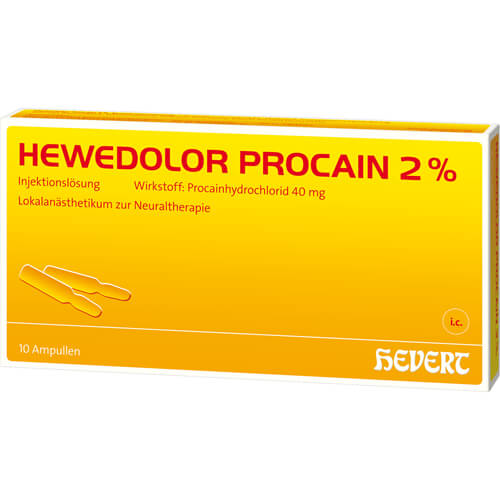 HEWEDOLOR Procain 2% Injektionslösung in Ampullen