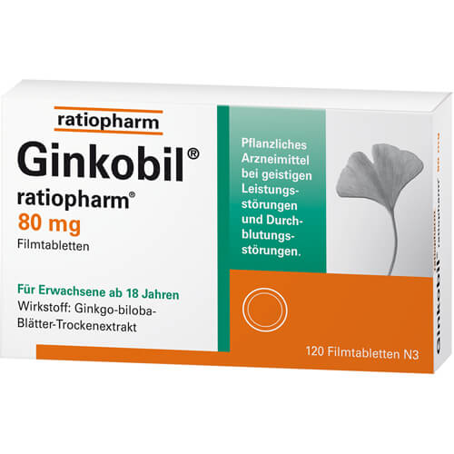 GINKOBIL-ratiopharm 80 mg Filmtabletten