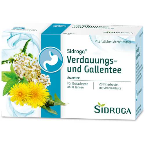 SIDROGA Verdauungs- und Gallentee Filterbeutel