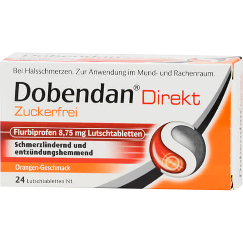 DOBENDAN Direkt zuckerfrei Flurbiprofen 8,75mg Lut