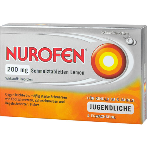 NUROFEN 200 mg Schmelztabletten Lemon