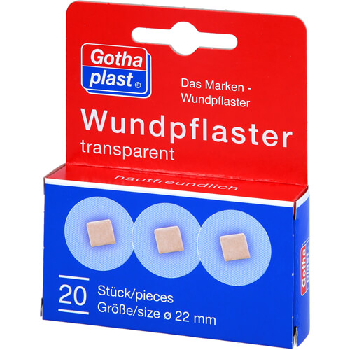 GOTHAPLAST Wundpflaster 2,2 cm transparent
