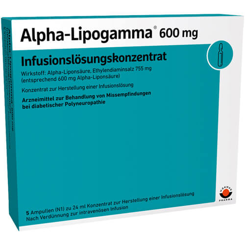 ALPHA-LIPOGAMMA 600 mg Infusionslösungskonz.