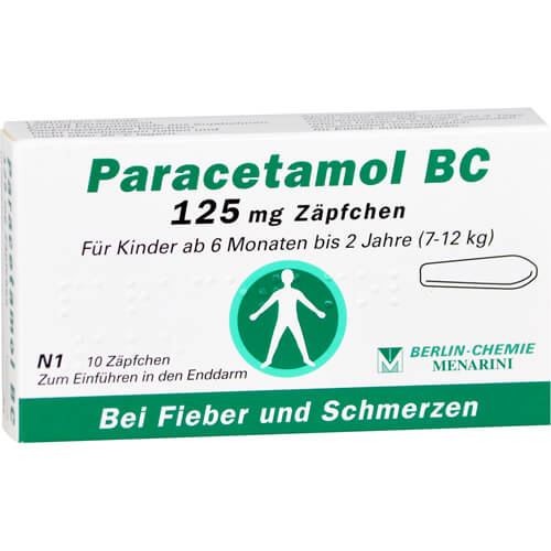 PARACETAMOL BC 125 mg Suppositorien