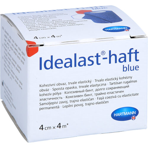 IDEALAST-haft color Binde 4 cmx4 m blau