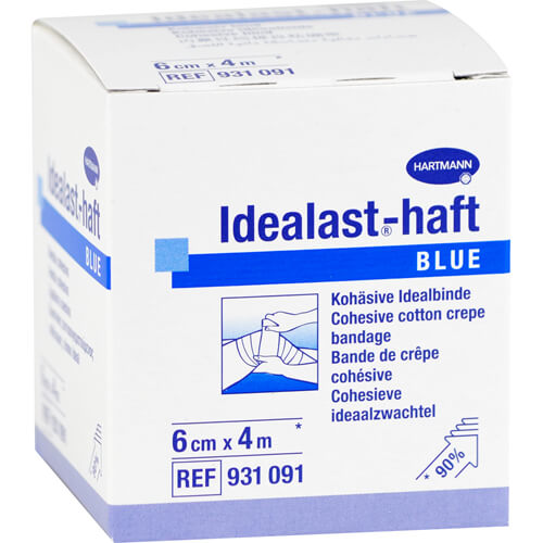 IDEALAST-haft color Binde 6 cmx4 m blau