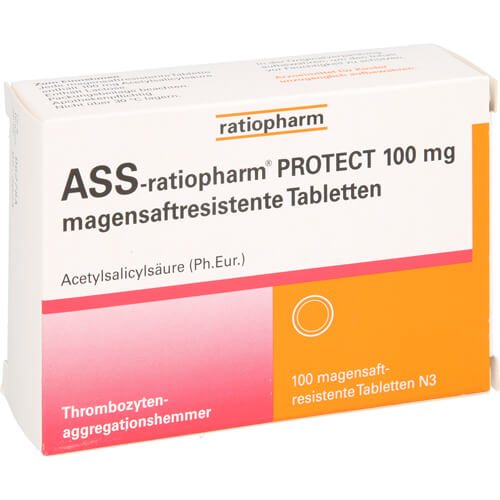 ASS-ratiopharm PROTECT 100 mg magensaftr.Tabletten