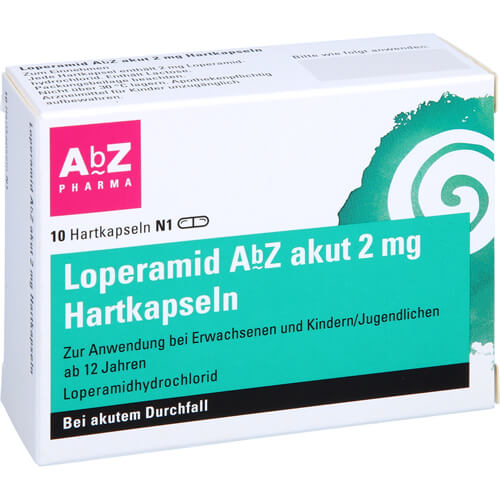 LOPERAMID AbZ akut 2 mg Hartkapseln