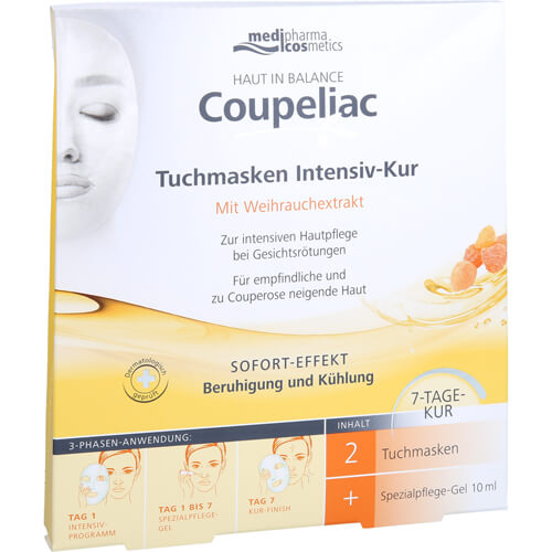HAUT IN BALANCE Coupeliac Tuchmasken Intensiv-Kur