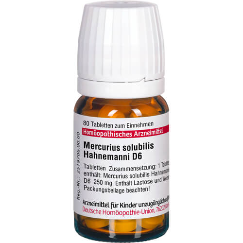 MERCURIUS SOLUBILIS Hahnemanni D 6 Tabletten