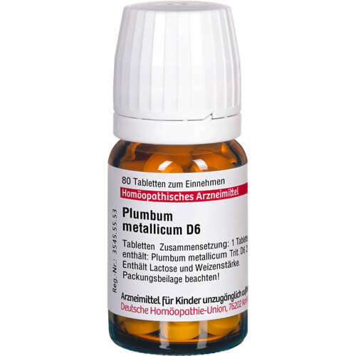 PLUMBUM METALLICUM D 6 Tabletten