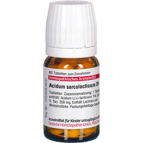 ACIDUM SARCOLACTICUM D 6 Tabletten