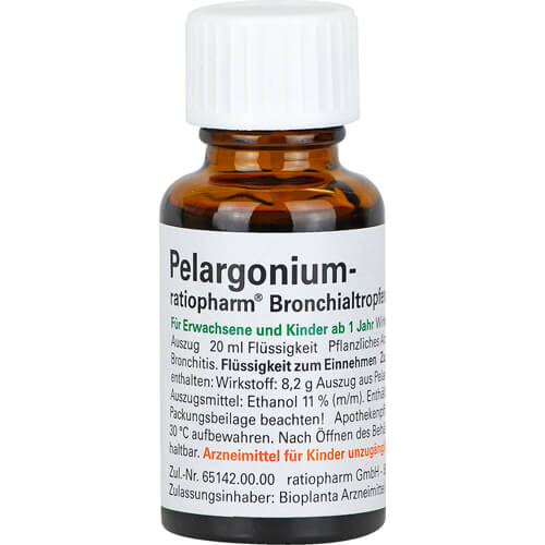 PELARGONIUM-RATIOPHARM Bronchialtropfen