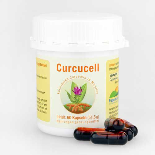 CURCUCELL hochbioverfügb.Curcumin Extrakt Kapseln
