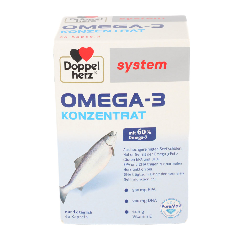 DOPPELHERZ Omega-3 Konzentrat system Kapseln