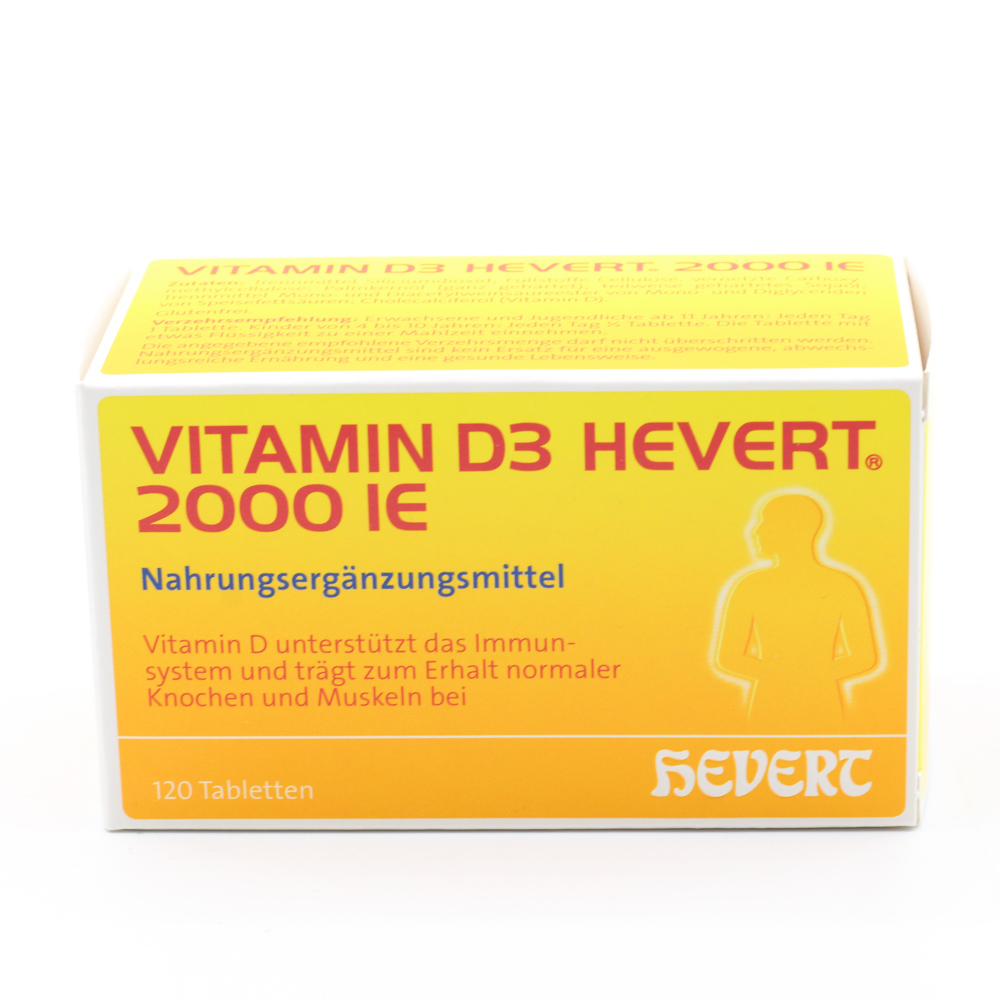 VITAMIN D3 HEVERT 2000 I.E. Tabletten