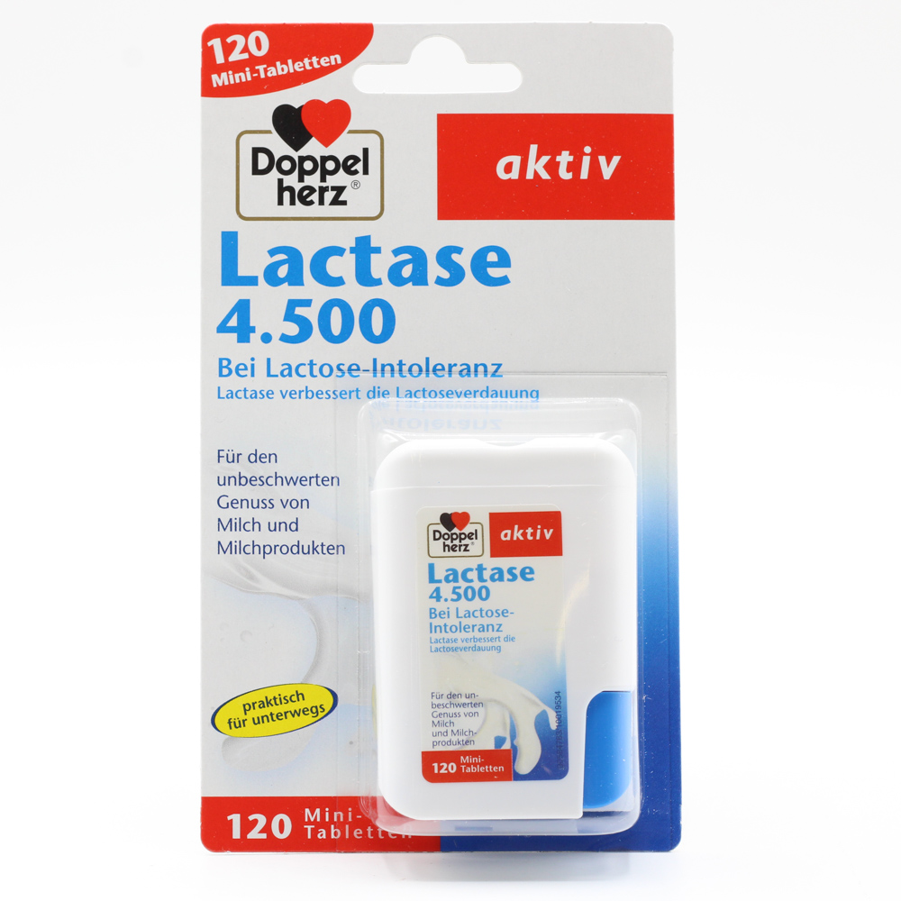 DOPPELHERZ Lactase 4.500 Tabletten