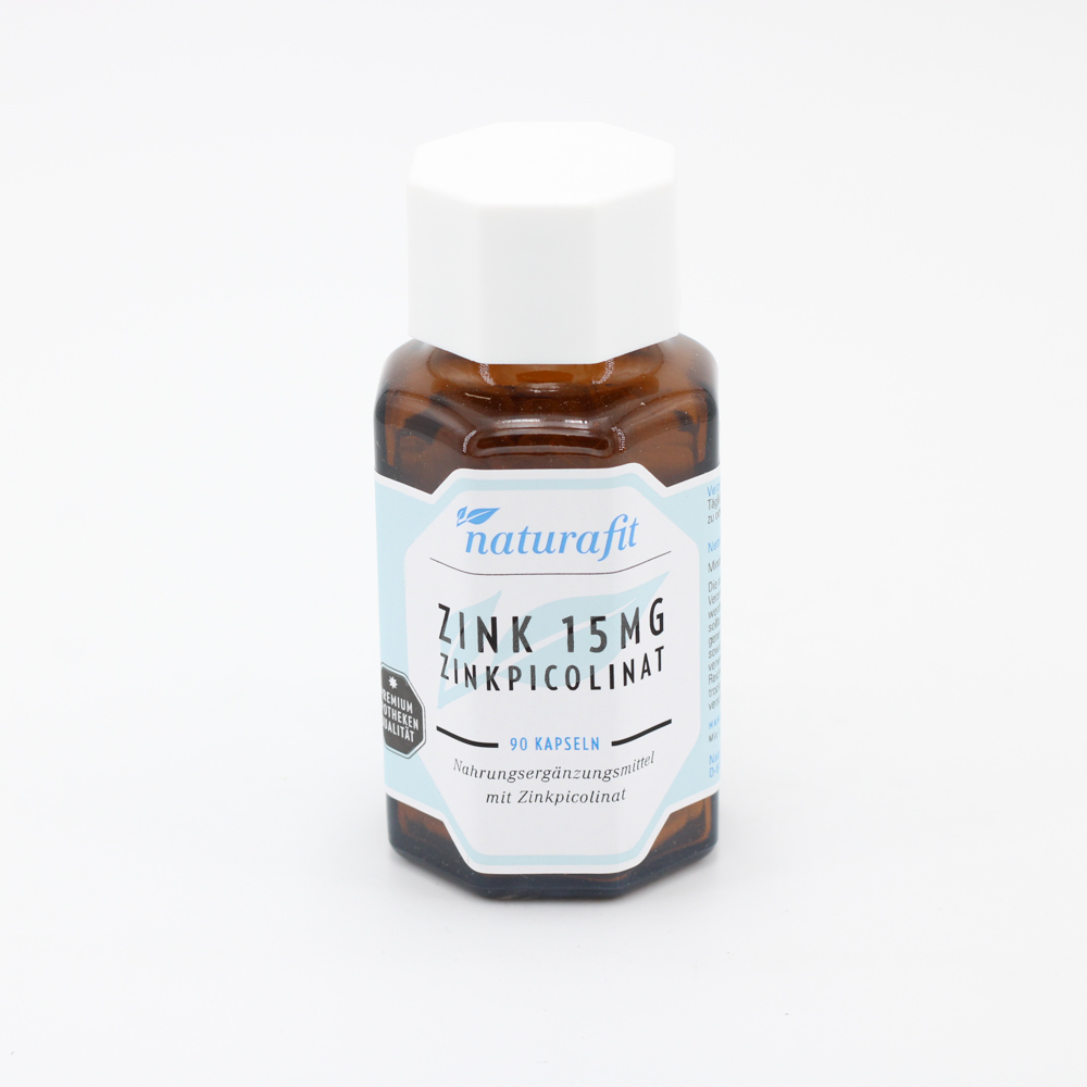 NATURAFIT Zink 15 mg Zinkpicolinat Kapseln