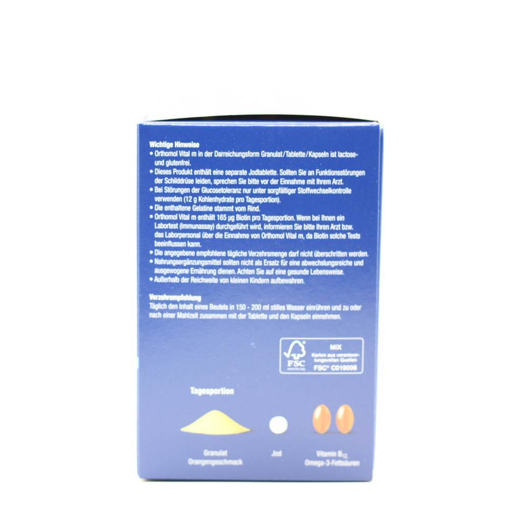 ORTHOMOL Vital M Granulat/Kap./Tabl.Kombip.15 Tage