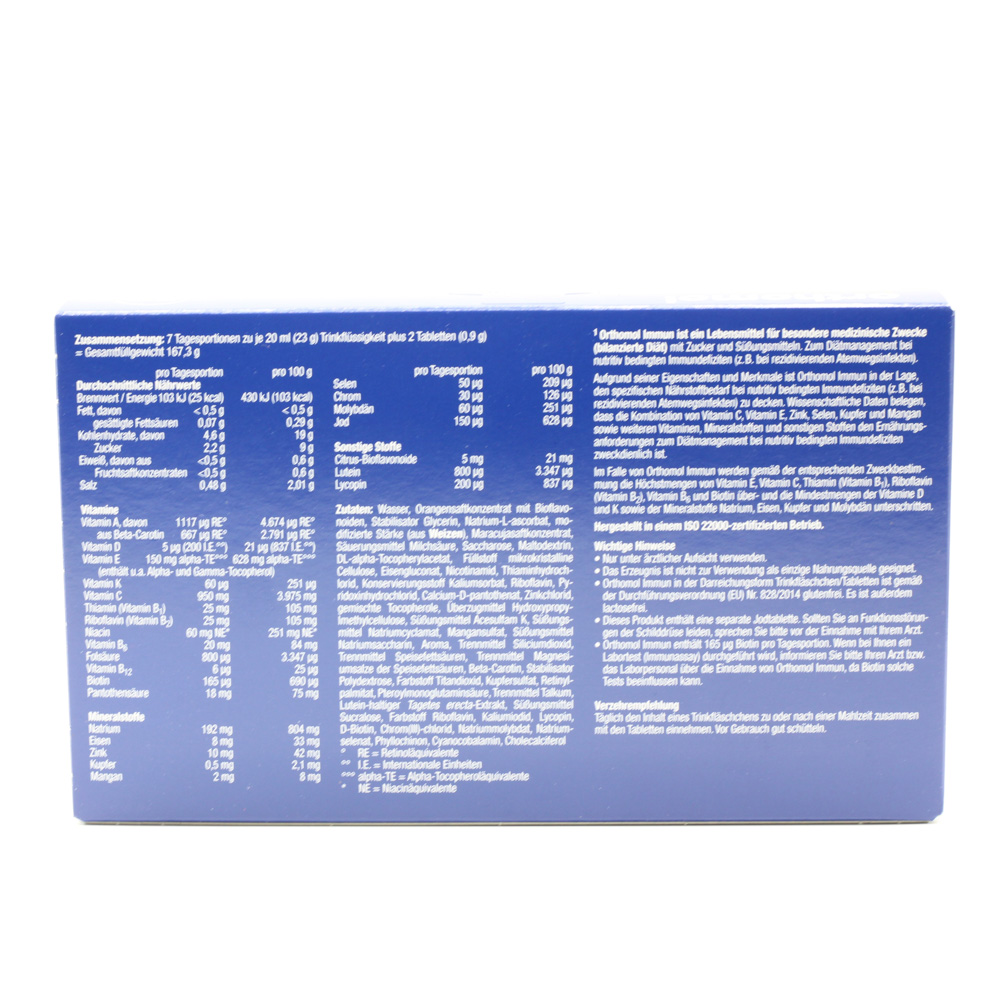 ORTHOMOL Immun Trinkfläschchen/Tabl.Kombipack.