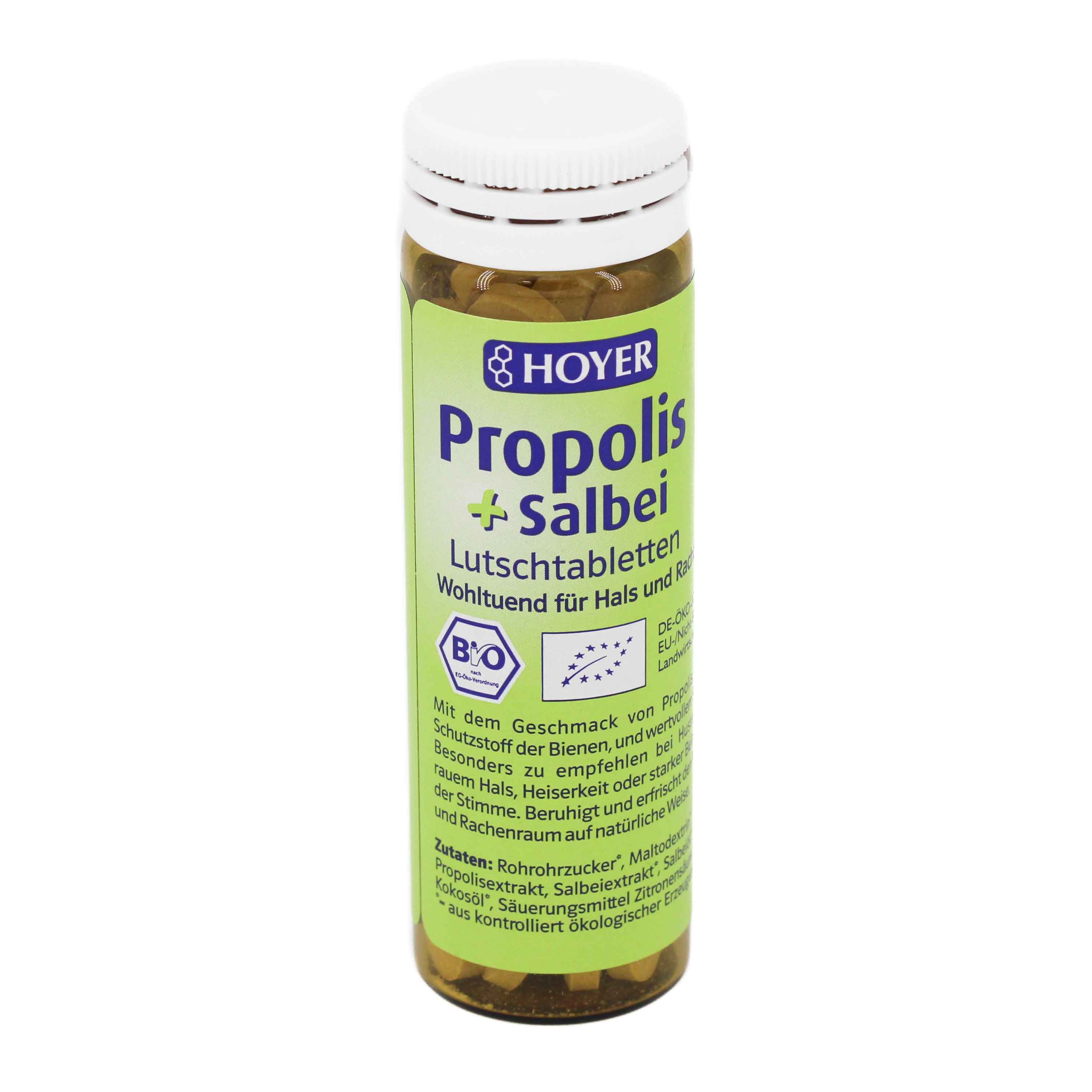 HOYER Propolis & Salbei Lutschtabletten