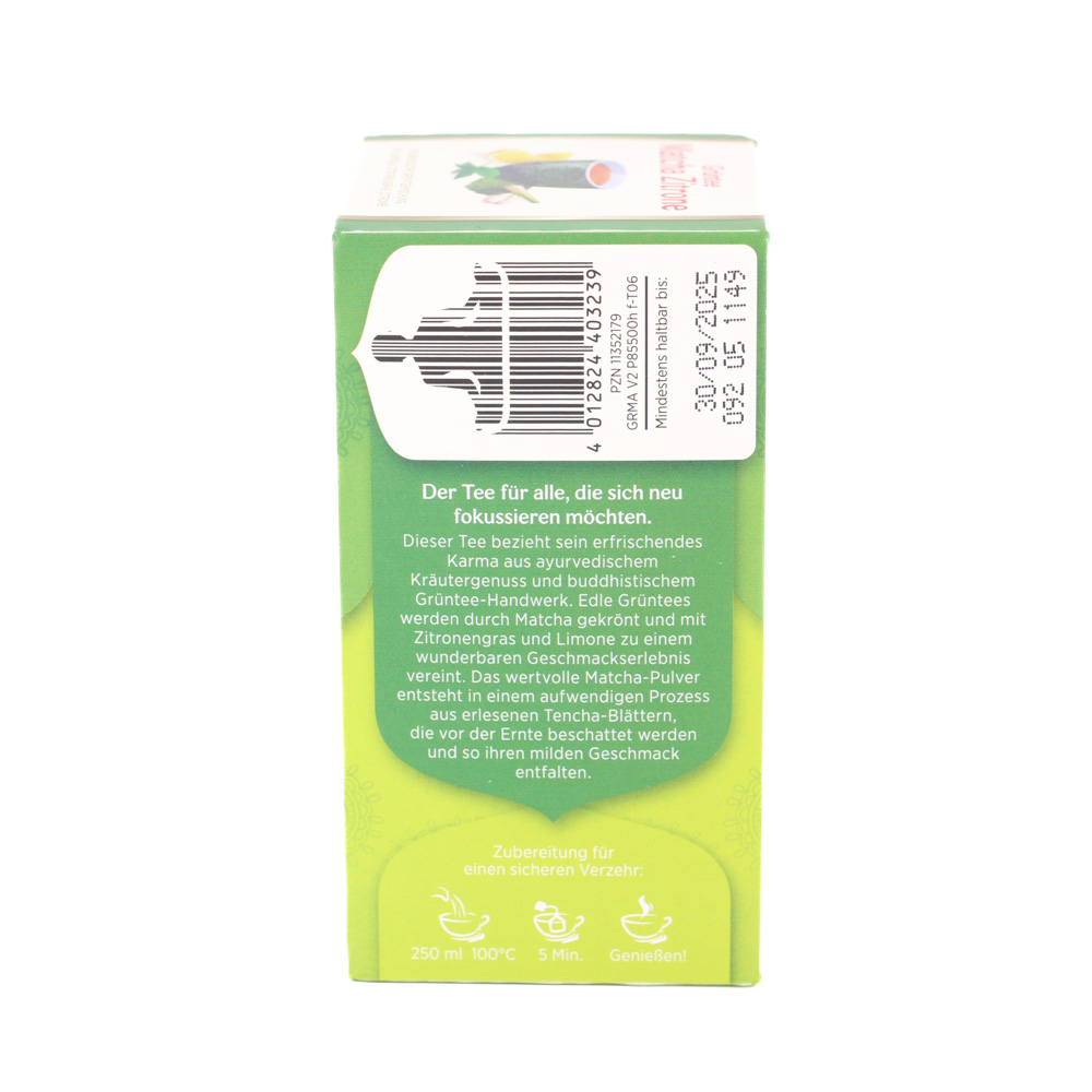 YOGI TEA Grüntee Matcha Zitrone Bio Filterbeutel