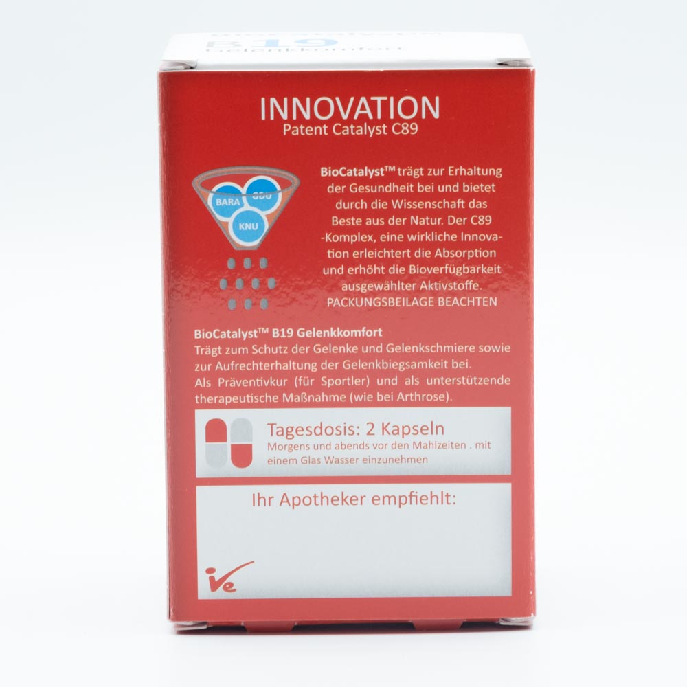 BIOCATALYST B19 Gelenkkomfort Kapseln
