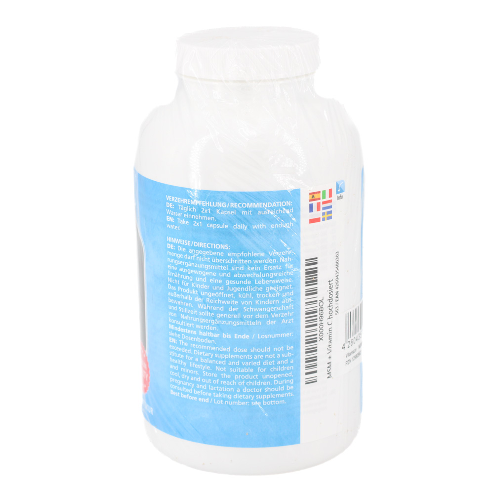 MSM HOCHDOSIERT+Vitamin C Kapseln
