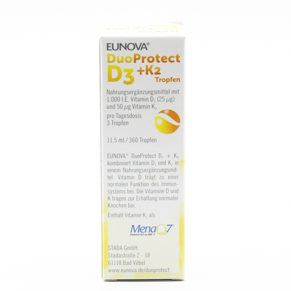 EUNOVA DuoProtect D3+K2 1000 I.E./50 μg Tropfen