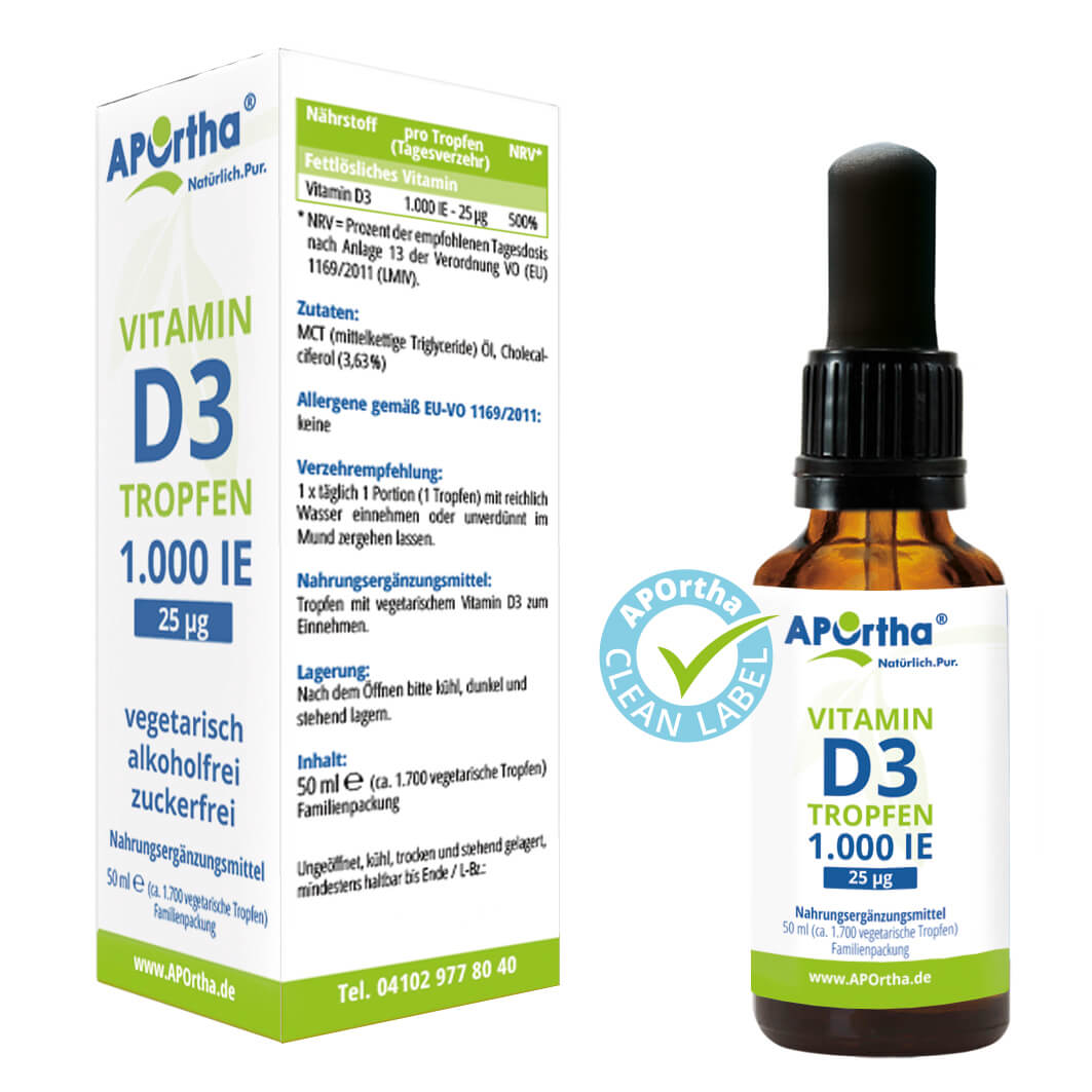 VITAMIN D3 TROPFEN 1.000 I.E. 25 μg