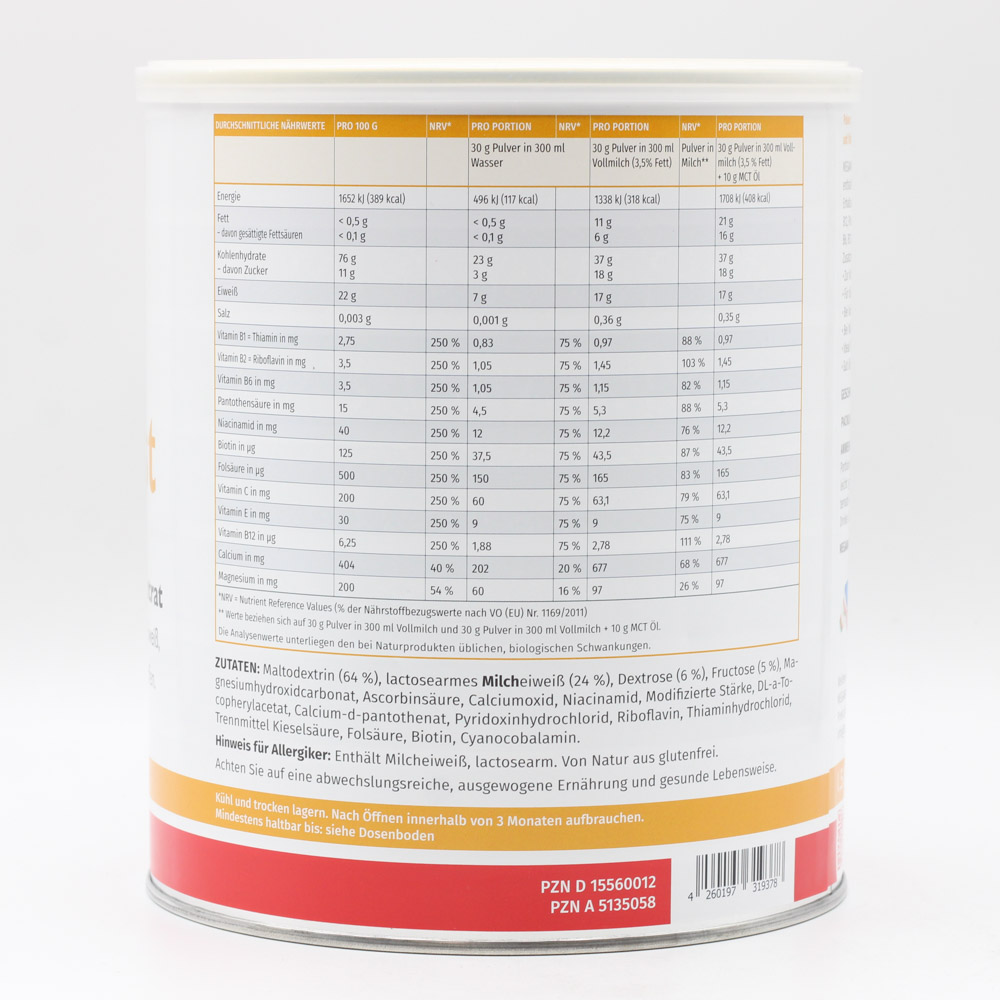 MEGAMAX Aufbaukost neutral Pulver