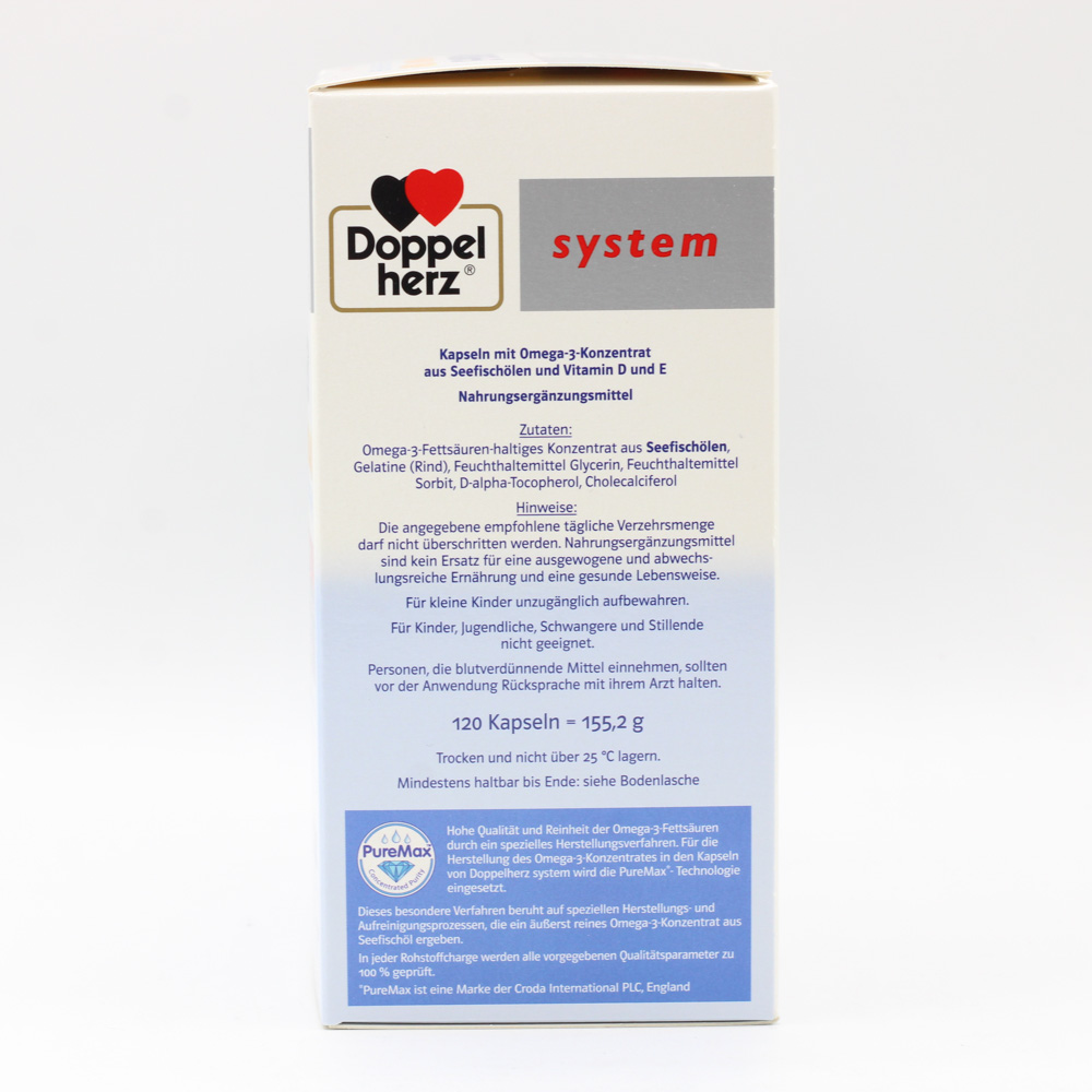DOPPELHERZ Omega-3 Premium 1500 system Kapseln