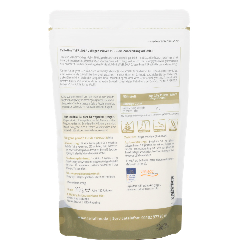 CELLUFINE VERISOL Collagen-Pulver PUR