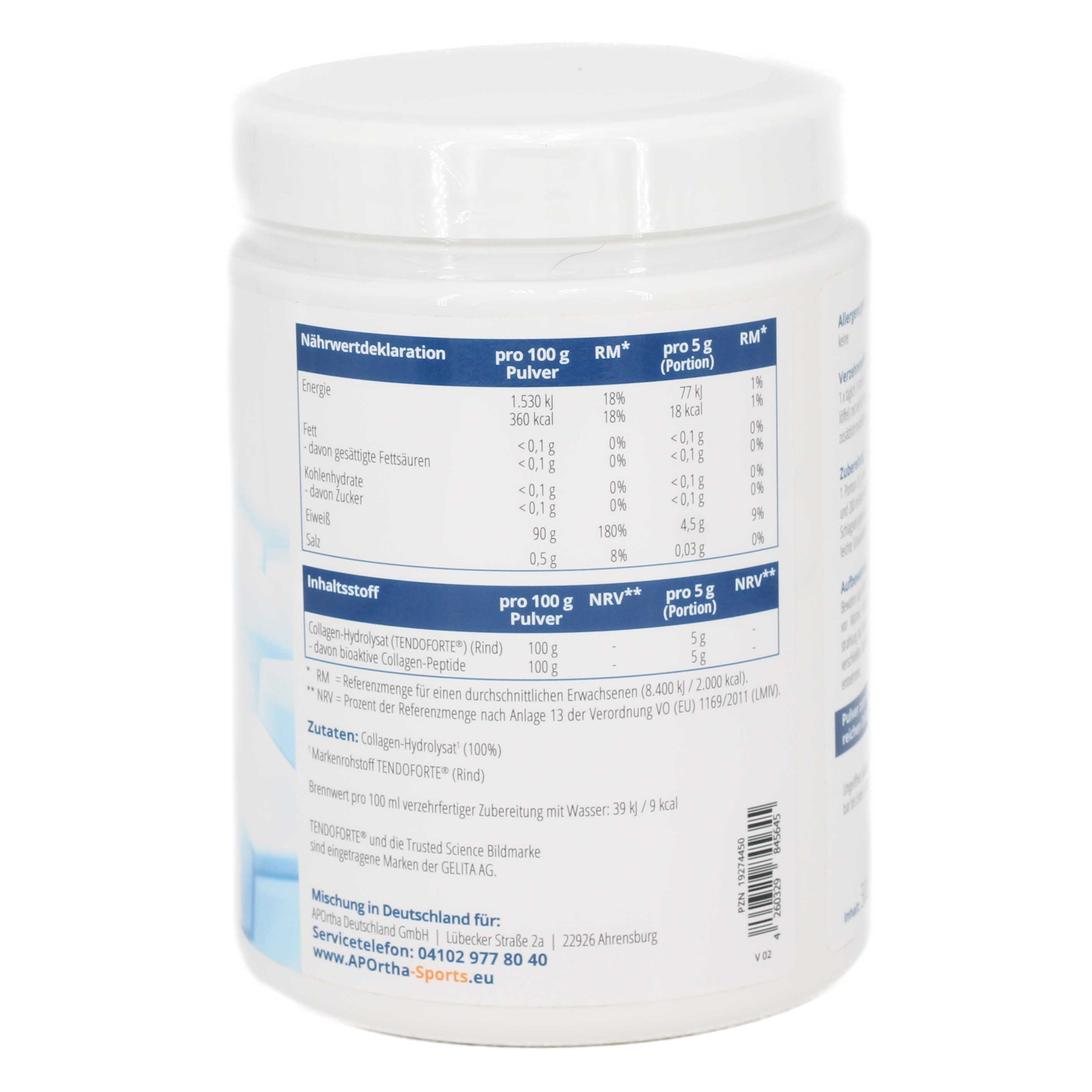 APORTHA SPORTS TENDOFORTE Collagen-Pulver PUR