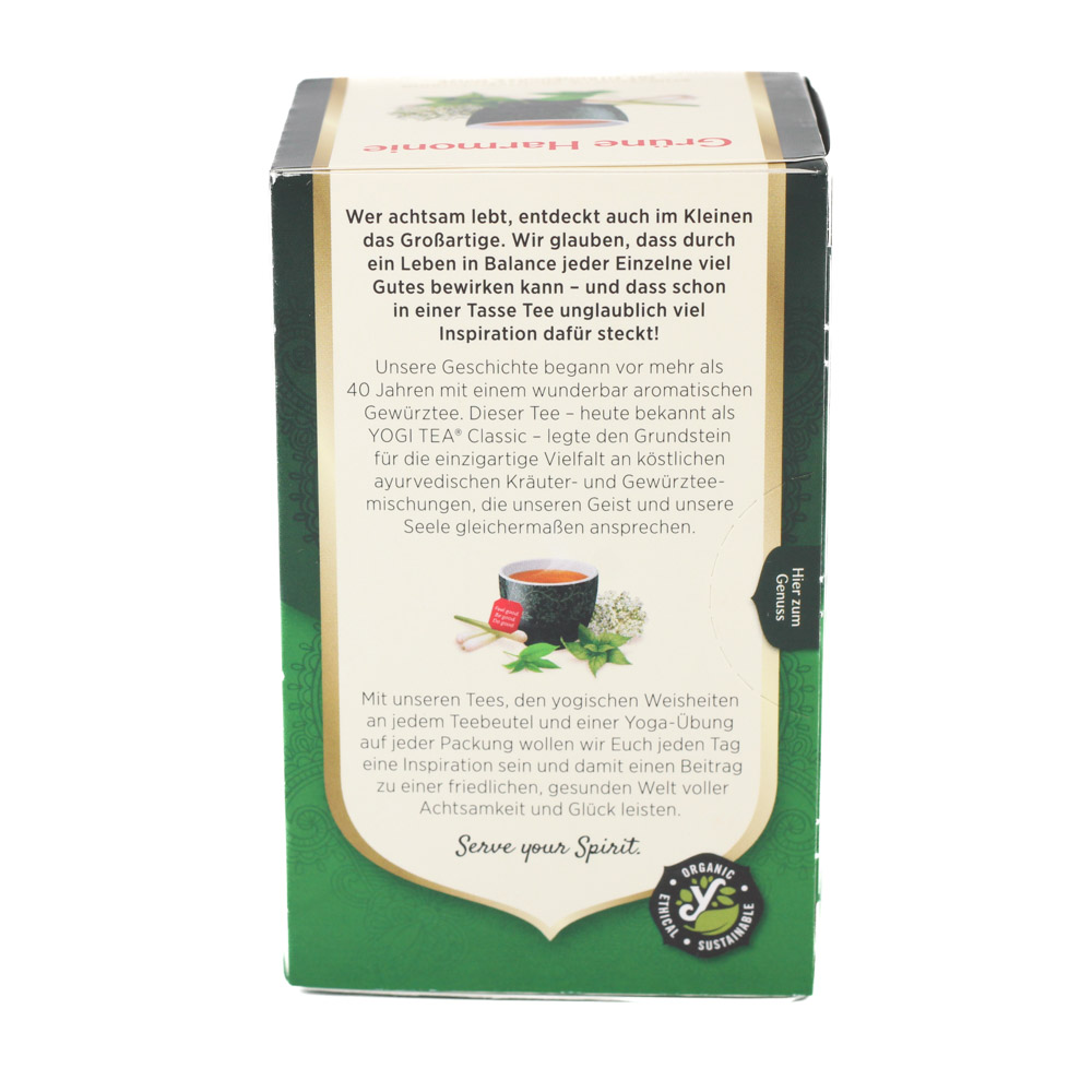 YOGI TEA Grüne Harmonie Bio Filterbeutel