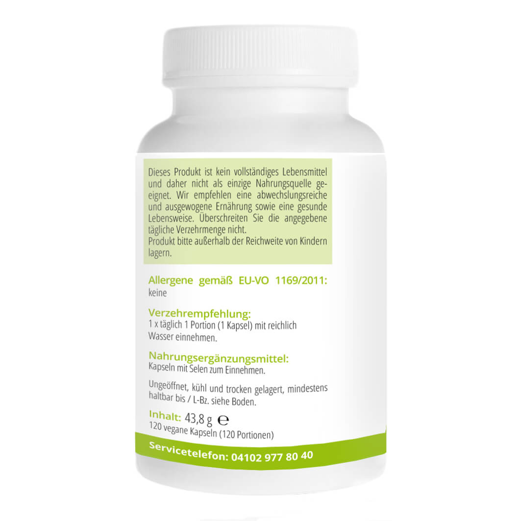 SELEN 200 μg L-Selenomethionin Kapseln