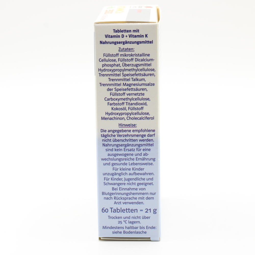 DOPPELHERZ Vitamin D3 2000+K2 system Tabletten