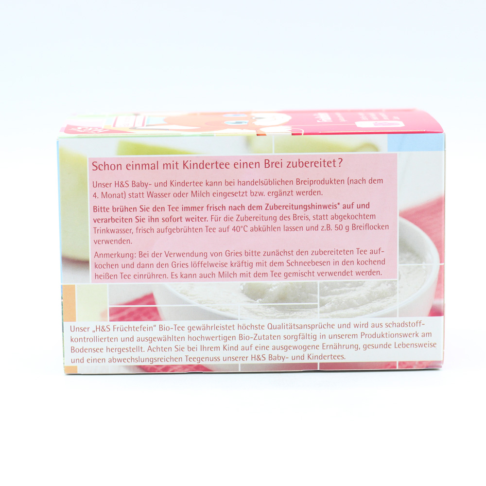 H&S Bio Baby- u.Kindertee Früchtefein Filterbeutel
