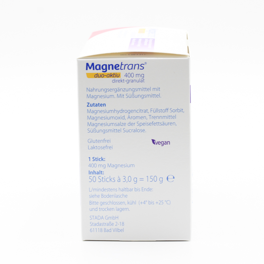 MAGNETRANS duo-aktiv 400 mg Sticks